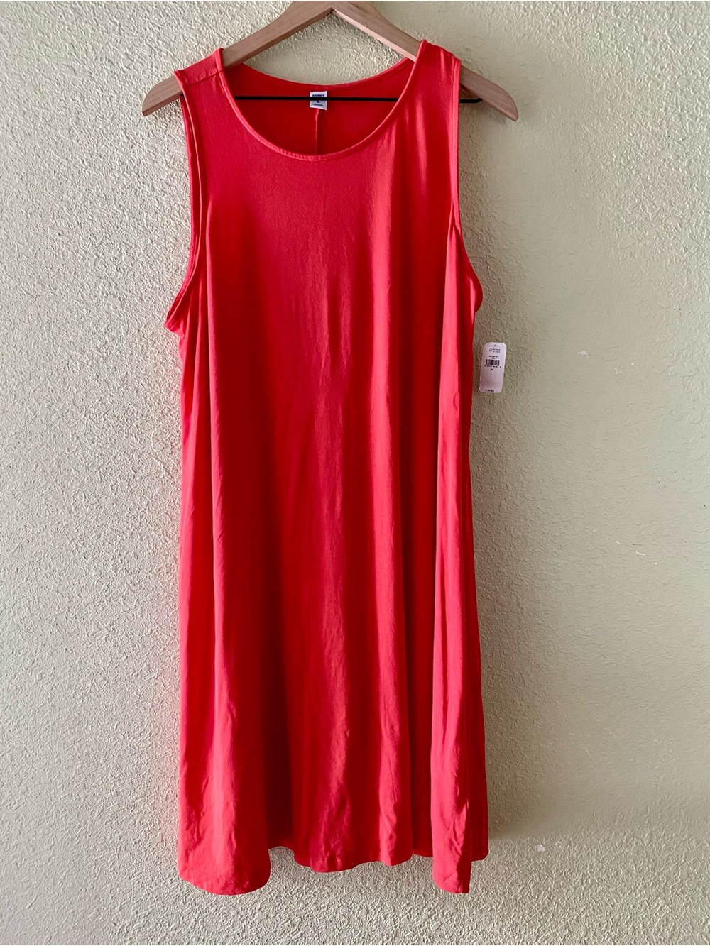 Old Navy Sleeveless Coral Swing Dress